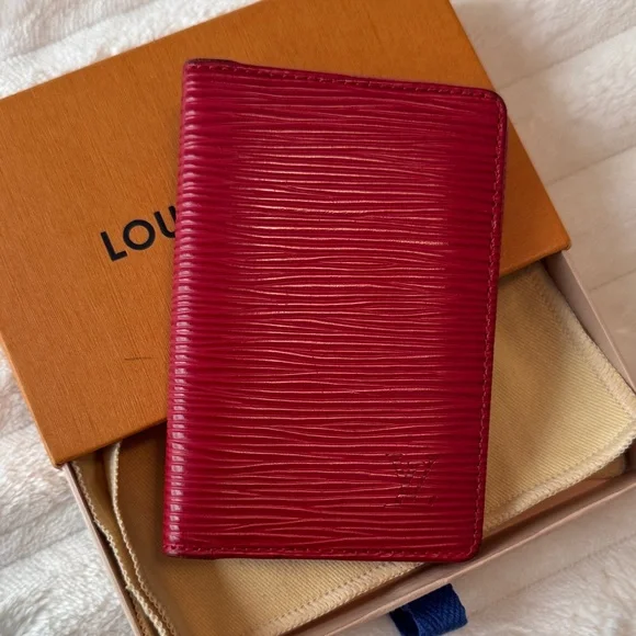 Louis Vuitton Red EPI Wallet - Picture 3 of 10